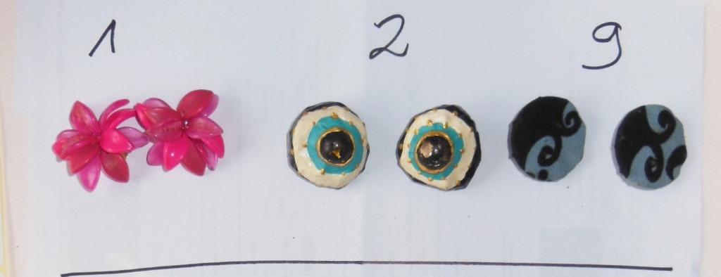 Choix de boucles d'oreille clip à 5 € non-pendantes, Bijoux, Sacs & Beauté, Enlèvement ou Envoi, Comme neuf, Autres matériaux
