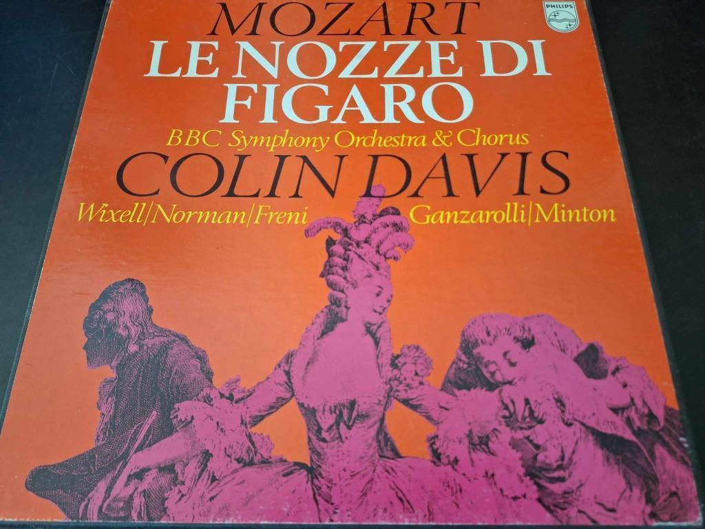 Mozart / Davis - Le Nozze Di Figaro Box 4 x Lp's Vinyl, Gebruikt, Opera of Operette, Ophalen of Verzenden, 12 inch
