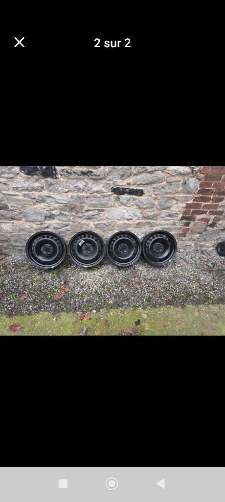 Jante tôle 15`` et enjoliveurs Audi A1 origine, Autos : Pièces & Accessoires, Pneus & Jantes, Enlèvement