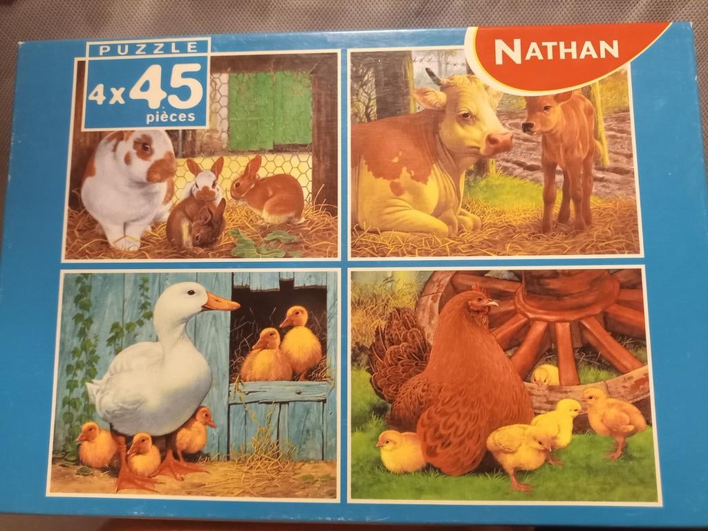 Puzzle animaux de la ferme 4  45 pièces, Enlèvement ou Envoi