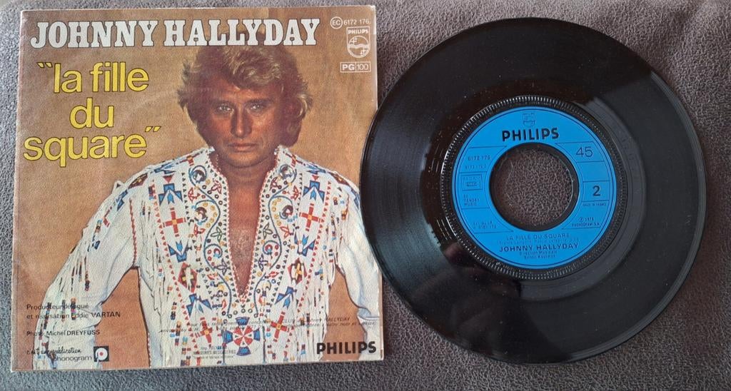 Vinyle 45 tours Johnny Hallyday, Enlèvement