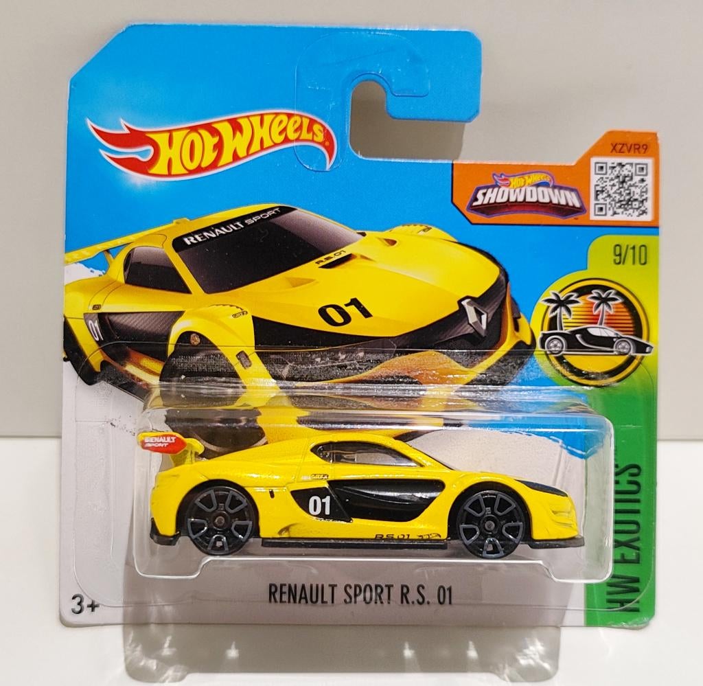 Hot Wheels Renault Sport RS 01 Geel Zwart (2016), Ophalen of Verzenden