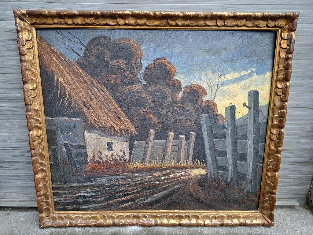 Huile sur panneau signe maurice vagh weinmann, Ophalen of Verzenden