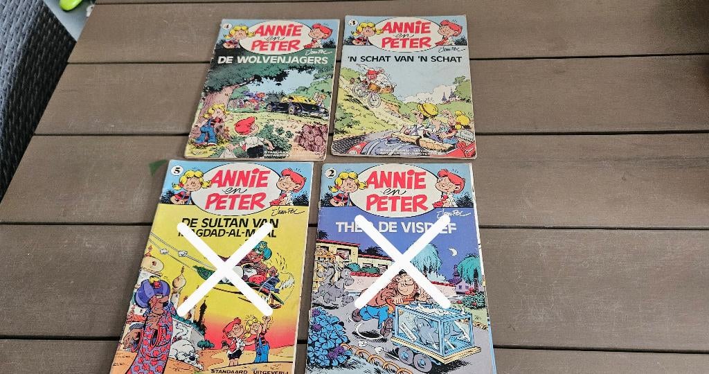Annie en peter, Boeken, Meerdere stripboeken, Ophalen, Gelezen, Jean-Pol