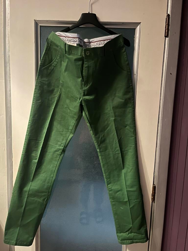 Ku xuan pantalon homme classique long t46, Enlèvement ou Envoi, Neuf, Taille 48/50 (M), Vert