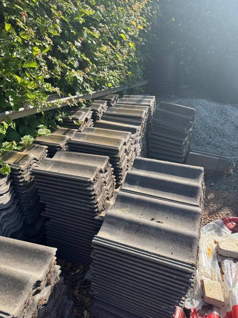 sneldek antraciet, Doe-het-zelf en Bouw, Ophalen, Gebruikt, Steen of Klei, Zwart