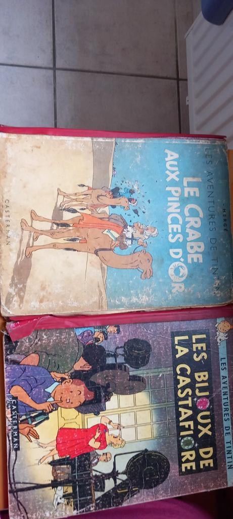 collection tintin, Ophalen, Gelezen