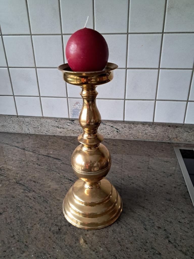 Mooie zware kaarsen houder, Antiek en Kunst, Ophalen