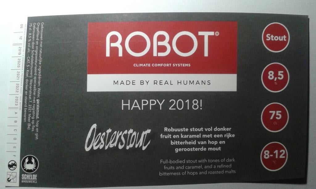 Robot OERSTOUT (Brasserie Scheldt, Belgique), Enlèvement ou Envoi, Neuf