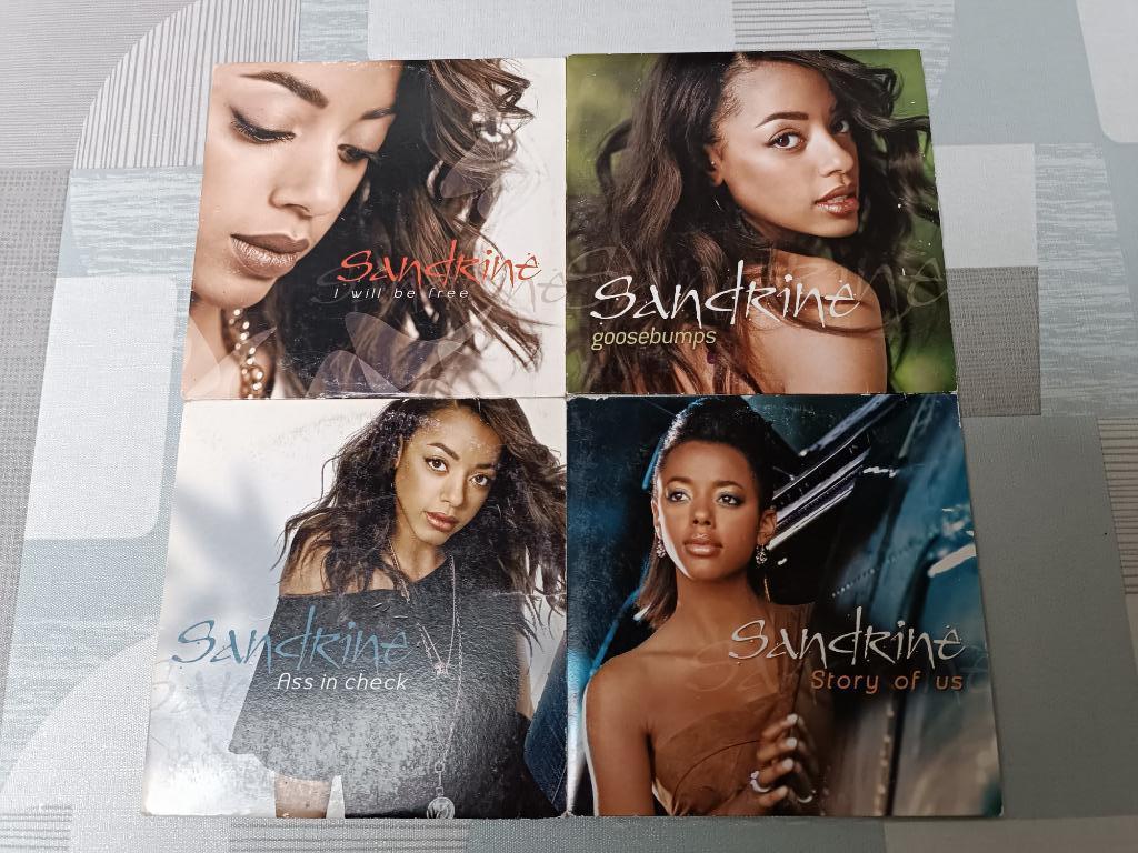 Sandrine - Goosebumps - Ass In Check - Like A Bullet, Cd's en Dvd's, Ophalen of Verzenden, Gebruikt, R&B