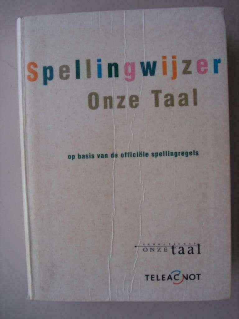 2. Spellingwijzer Onze Taal 1998 Wolters-Noordhoff, Gelezen, Verzenden, Jan Renkema, Alpha