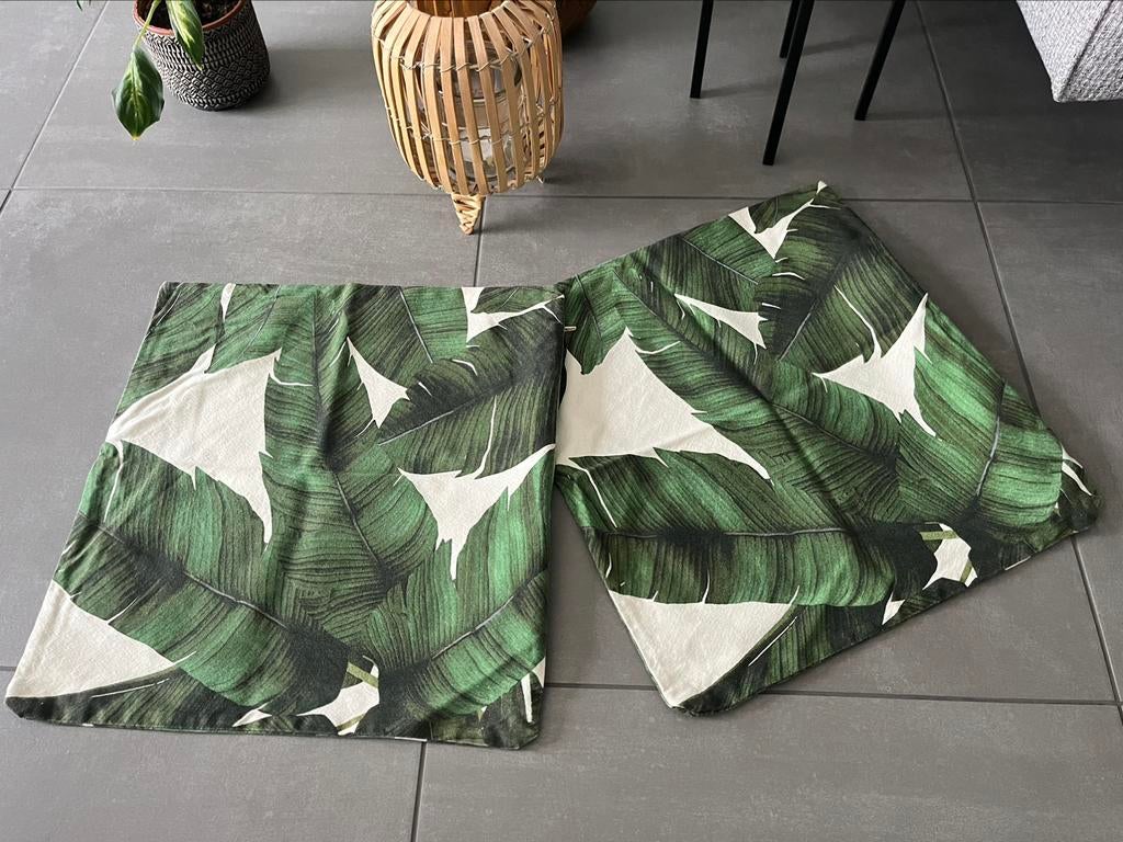 2 katoenen kussenslopen 45x45 H&M Home, Enlèvement