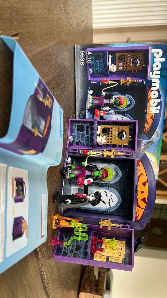 Playmobil speelbox spookhuis, Ophalen of Verzenden, Zo goed als nieuw, Complete set