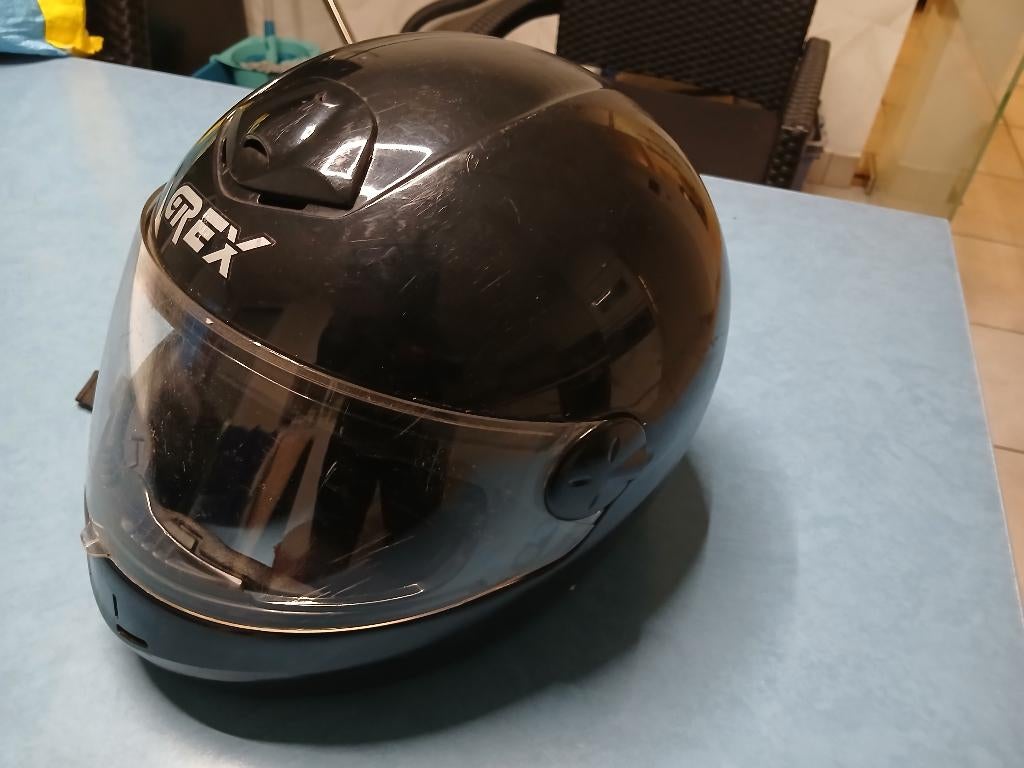 integraalhelm merk GREX - zwart - maat M 57-58, Overige merken, M, Integraalhelm, Tweedehands