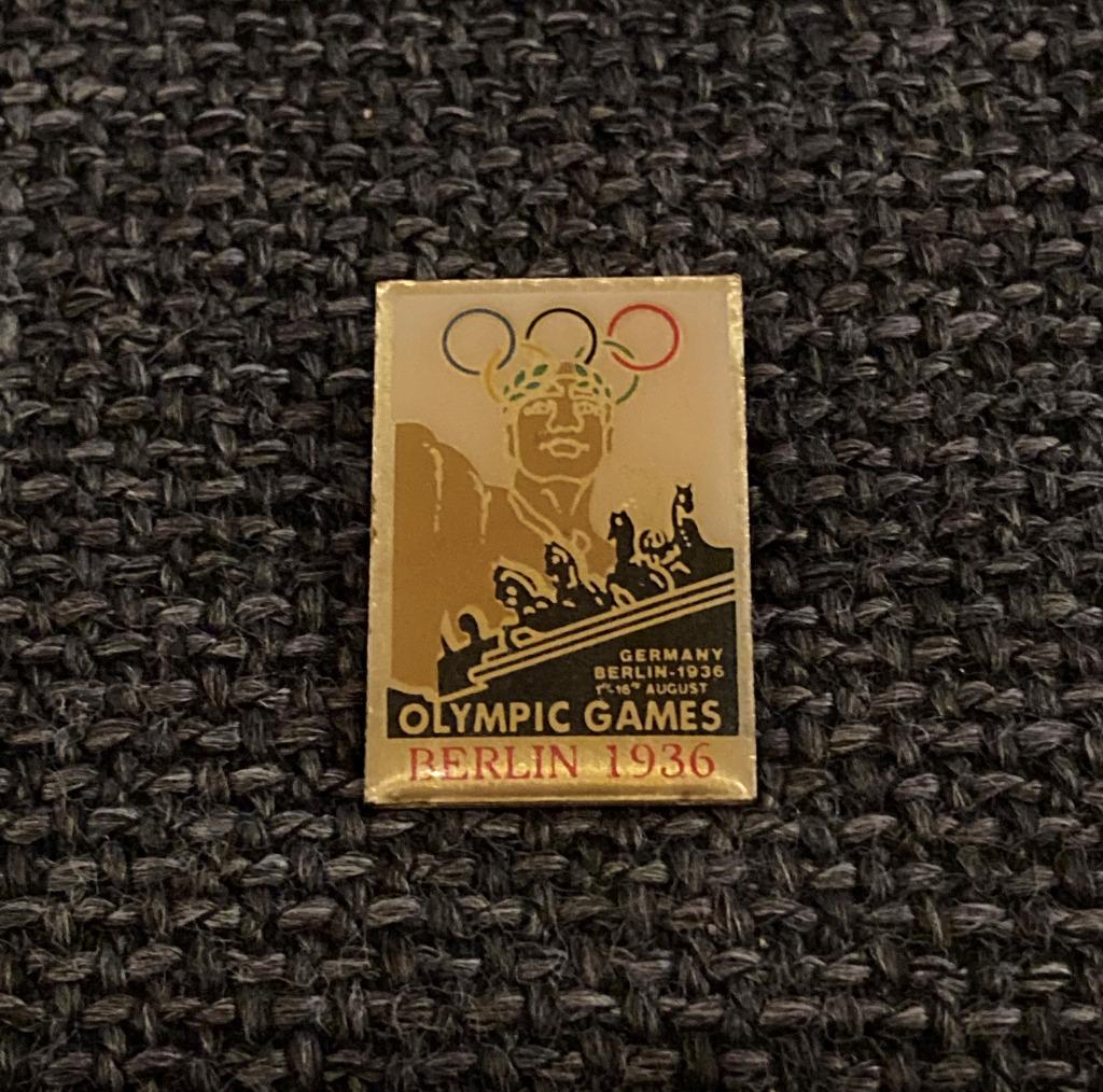 PIN - OLYMPIC GAMES - BERLIN 1936 - GERMANY, Verzamelen, Verzenden, Gebruikt, Sport, Speldje of Pin