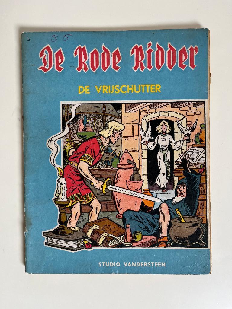 De Rode Ridder 5 - De vrijschutter - 1e druk 1960, Boeken, Verzenden, Willy Vandersteen