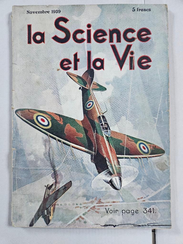 LA SCIENCE ET LA VIE 1938 +   MAQUETTE, Livres, Envoi