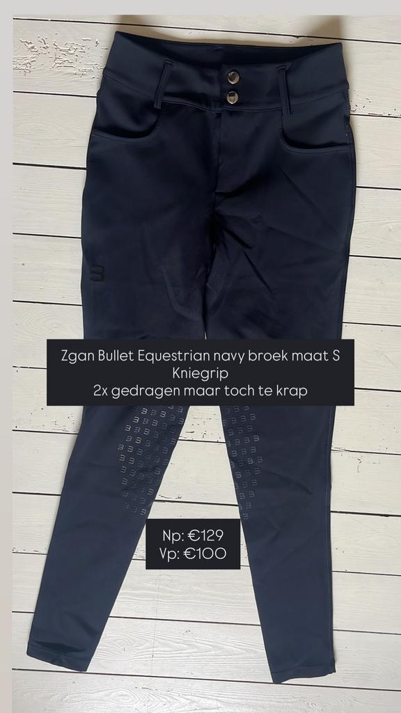 Rijbroek Bullet Equestrian navy 36, Ophalen of Verzenden, Zo goed als nieuw