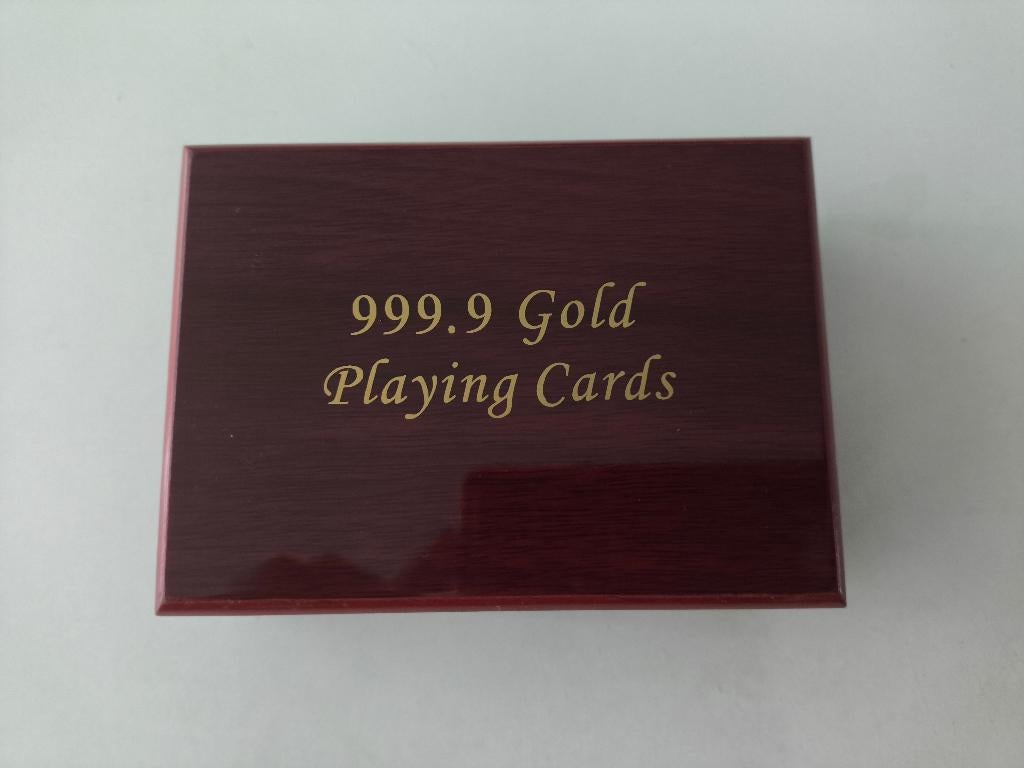 Pokerkaarten - Goud, Ophalen of Verzenden, Zo goed als nieuw, Speelkaart(en)