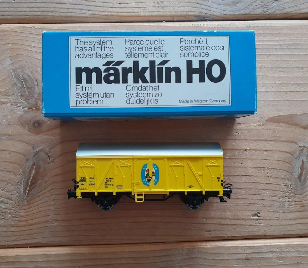 Marklin HO 4414 goederenwagen Ecuador Bananas, Ophalen of Verzenden, Zo goed als nieuw