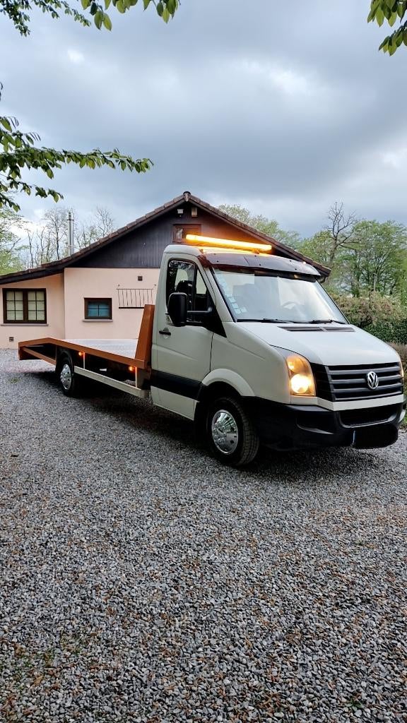 Dépanneuse vw crafter euro5, Auto's, Bestelwagens en Lichte vracht, Particulier, ABS, Airbags, Airconditioning, Bluetooth, Cruise Control