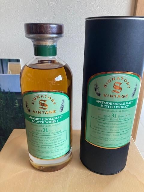 Whisky impérial 31 g, Collections, Enlèvement ou Envoi, Comme neuf, Autres types, Pleine