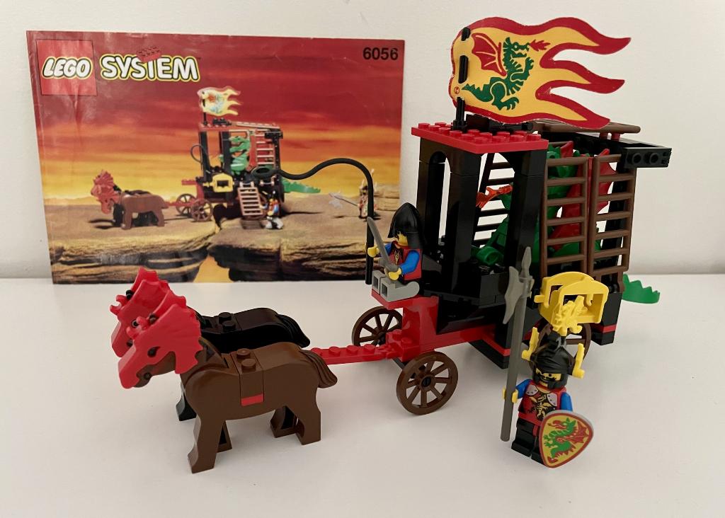 LEGO Castle Dragon Knights 6056 Dragon Wagon TOP!, Ophalen of Verzenden, Zo goed als nieuw, Complete set, Lego