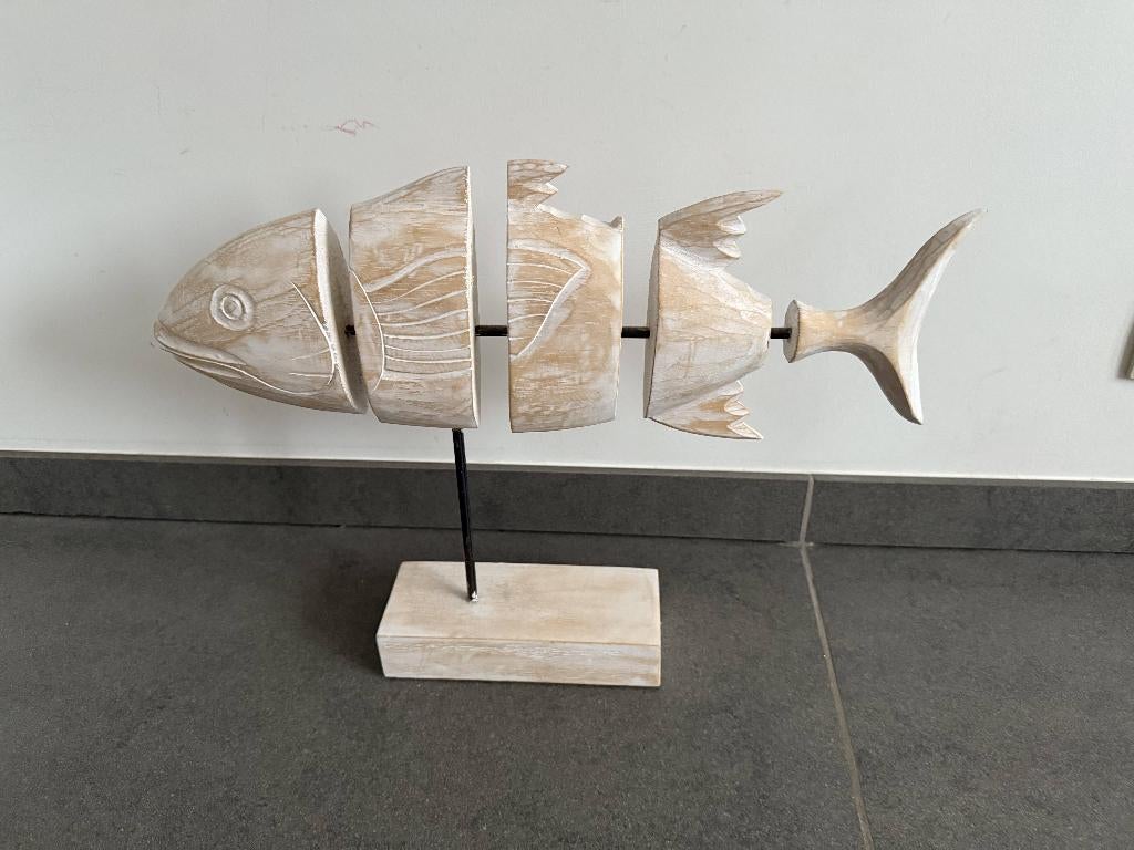 Decoratieve houten vis te koop, Ophalen, Nieuw