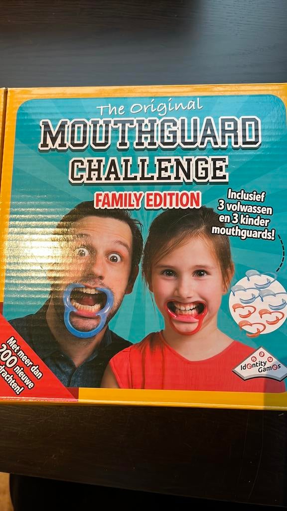 Mouthguard challenge spel 8+ nieuw 12 eur nu 6 eur, Ophalen, Zo goed als nieuw
