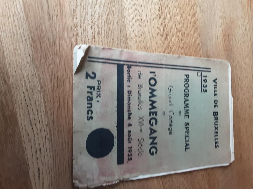 Ommegang Bruxelles 1935, Collections, Enlèvement ou Envoi, Avant 1940, Utilisé, Autres sujets/thèmes