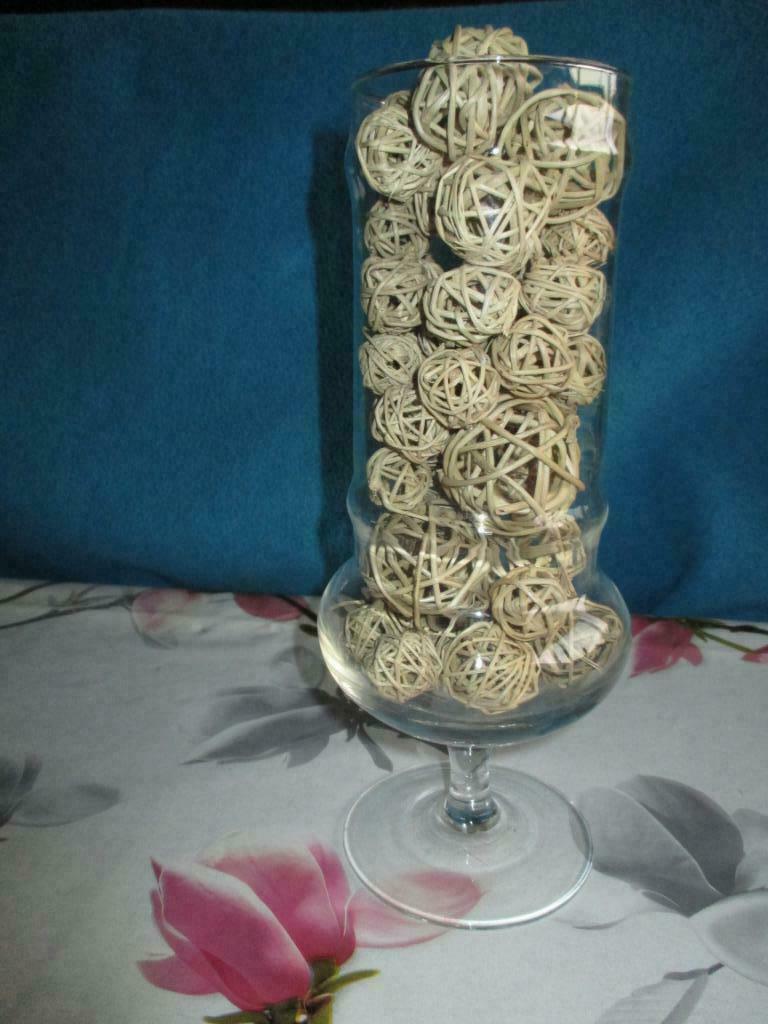 vaas glas op voet, Huis en Inrichting, Woonaccessoires | Vazen, Ophalen of Verzenden, Zo goed als nieuw, Overige kleuren, Glas