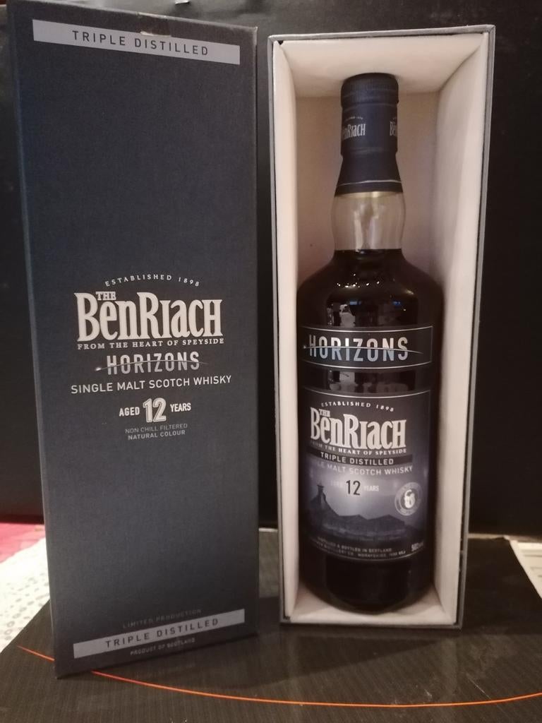 Whisky-The Benriach Horizons-12ans-triple distilled-Ed lim, Enlèvement, Neuf