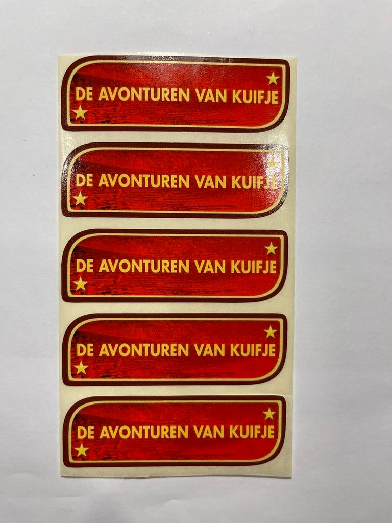 Kuifje stickerset 5 stuks paramount pictures 2011 Nieuwstaat, Collections, Enlèvement ou Envoi, Tintin