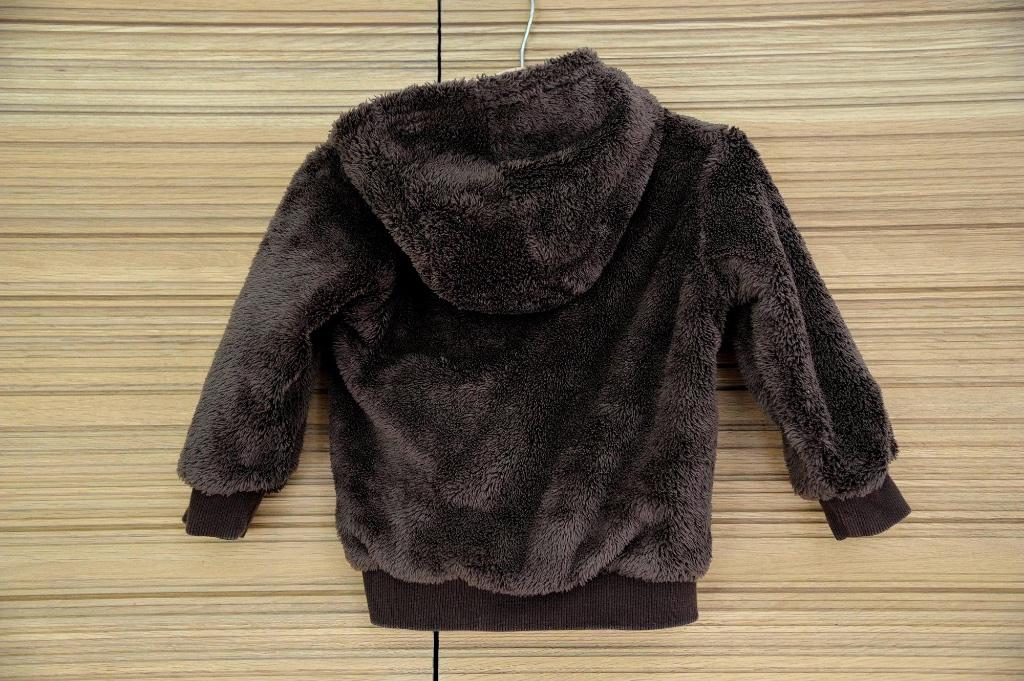 Vestje tweezijdig te dragen teddy bruin – Maat 74, Gebruikt, Truitje of Vestje, Ophalen of Verzenden, H&m