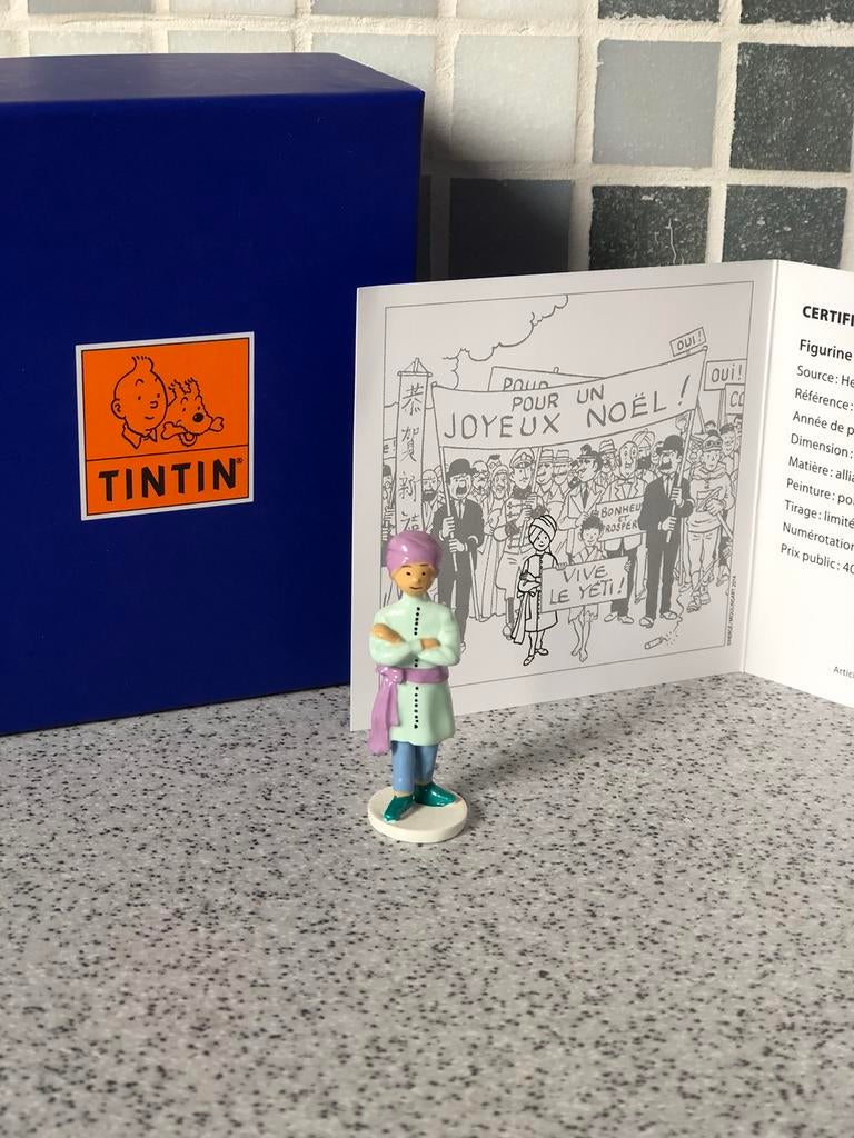 Prince de Rawhajpoutalah - cartes de voeux - tintin, Collections, Personnages de BD, Comme neuf, Tintin, Enlèvement ou Envoi