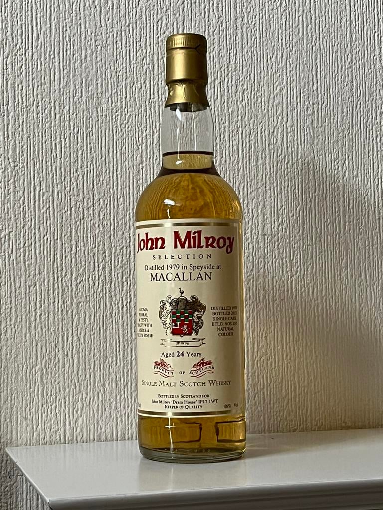 Whisky Macallan 1979 24 years old JM, Ophalen of Verzenden, Nieuw