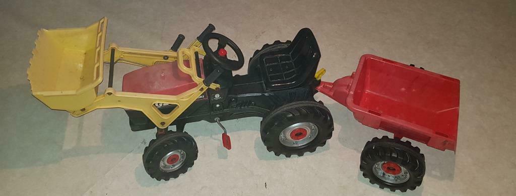 kindertraktor met schepbak en kar, Enlèvement, Utilisé