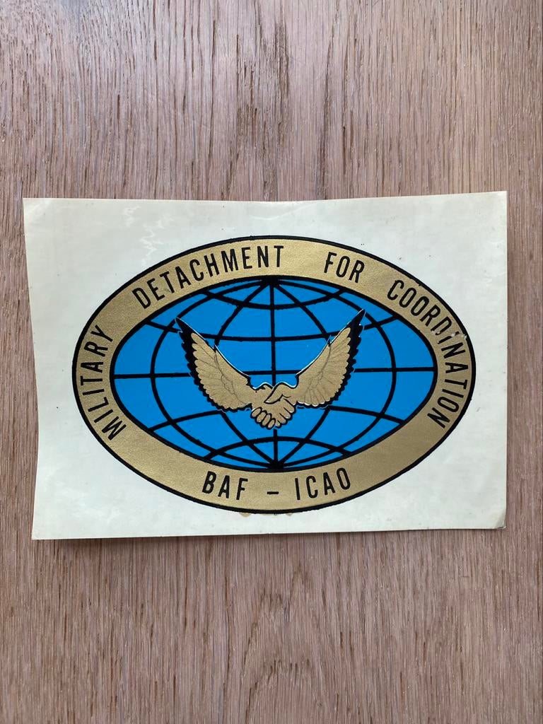 Autocollant - La force aérienne belge, Enlèvement ou Envoi, Neuf, Carte, Photo ou Gravure
