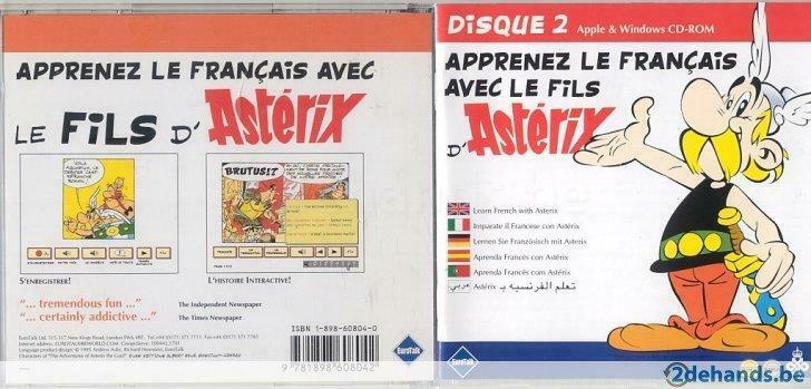 cd-rom asterix apprenez le français avec le fils d'asterix, Ophalen of Verzenden, Gebruikt