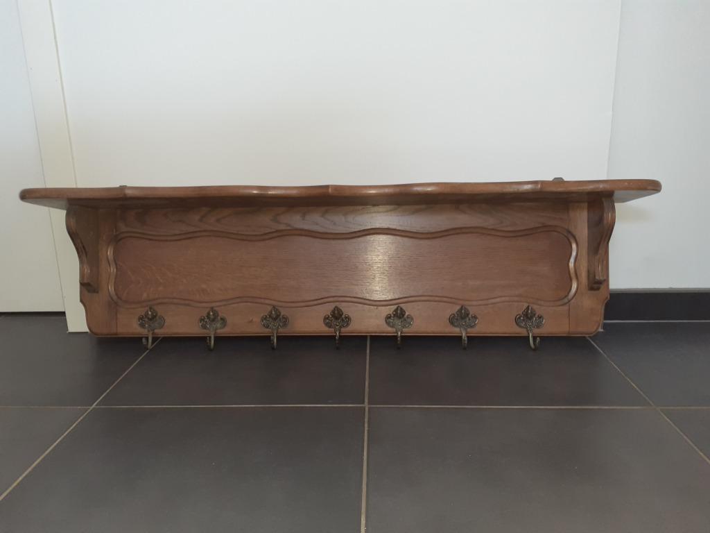 Portemanteau en chêne - Eiken Kapstok, Gebruikt, Minder dan 100 cm, Hout, Ophalen