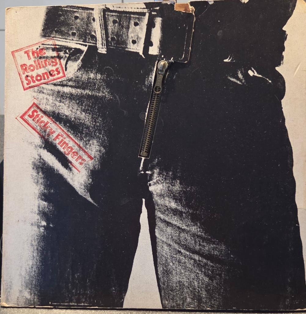 LP Sticky Fingers Rolling Stones 1971 orginele persing (D), Cd's en Dvd's, Vinyl | Rock, Gebruikt, Poprock, Ophalen of Verzenden