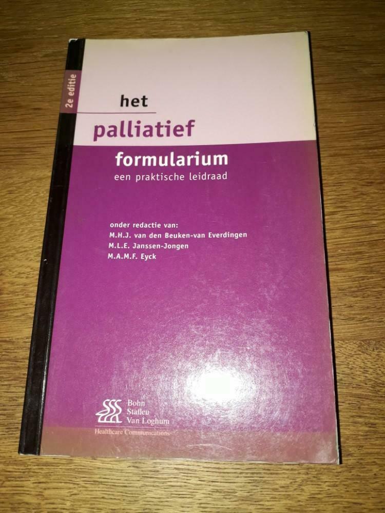 Het palliatief formularium, Ophalen