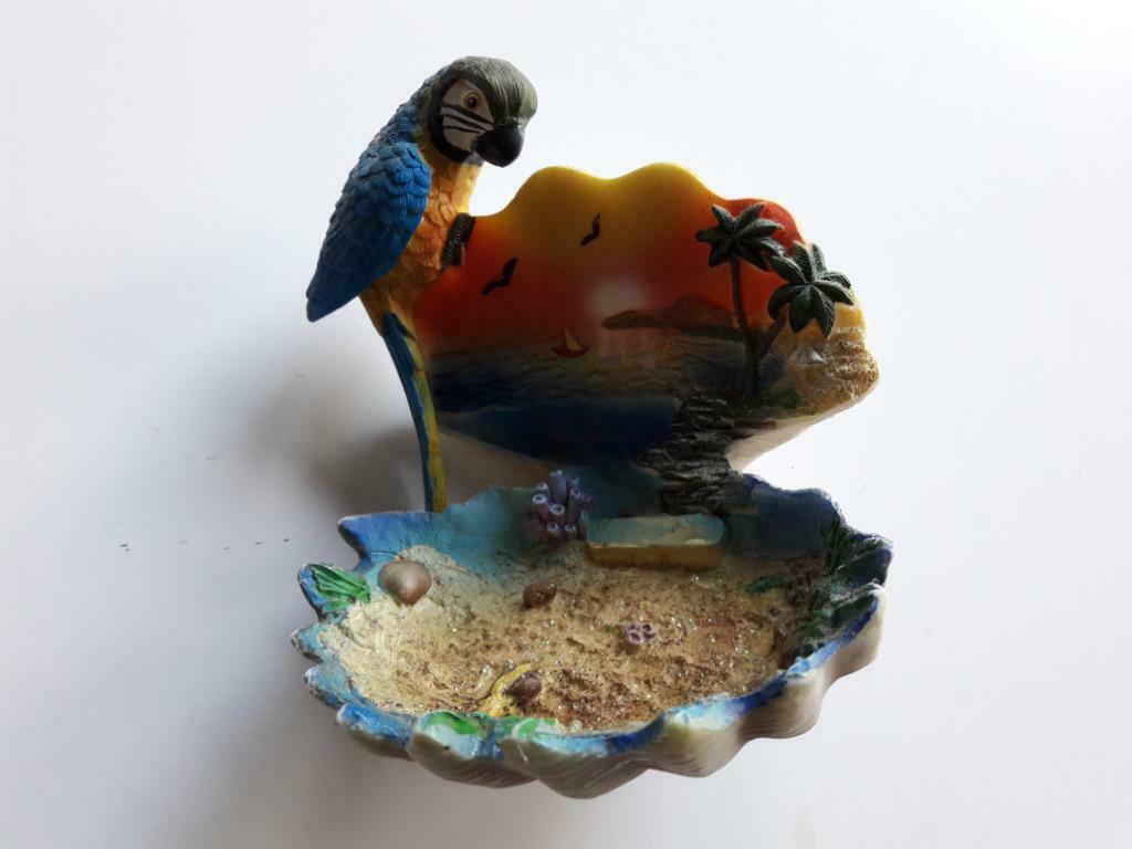 Decoration coquillage et perroquet, Enlèvement ou Envoi, Coquillage(s)