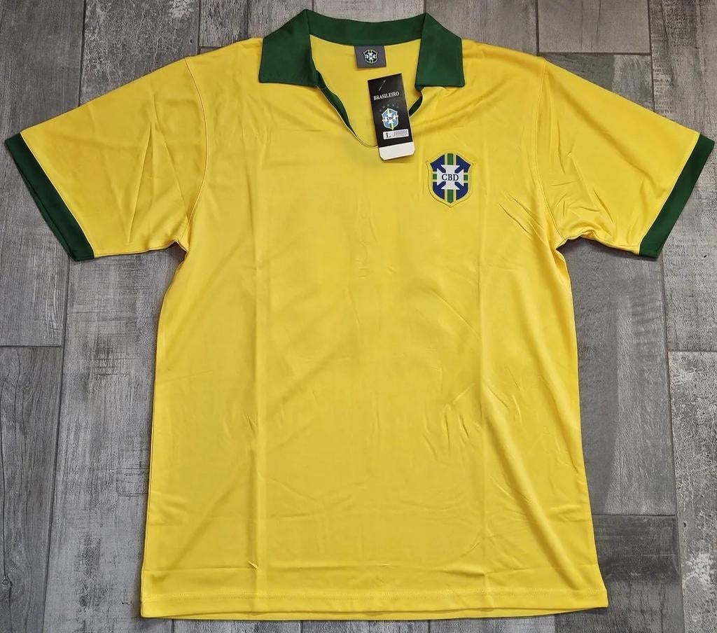 Brazilië Pele Voetbalshirt  WorldCup1958 Vintage, Envoi, Comme neuf, Maillot
