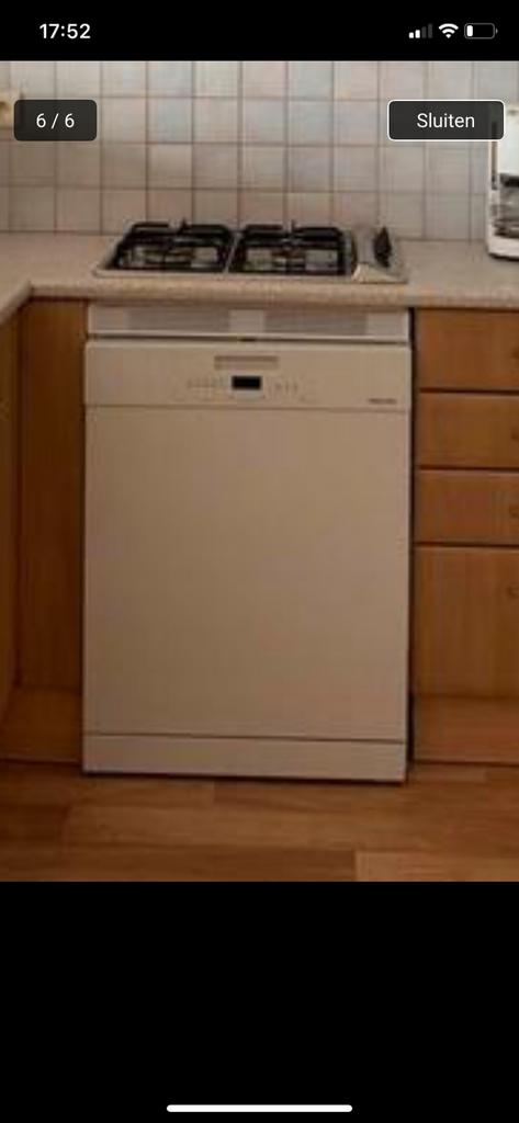 Miele vaatwasser wit G5000sc Active, Elektronische apparatuur, Vaatwasmachines, Ophalen, Zo goed als nieuw, Vrijstaand