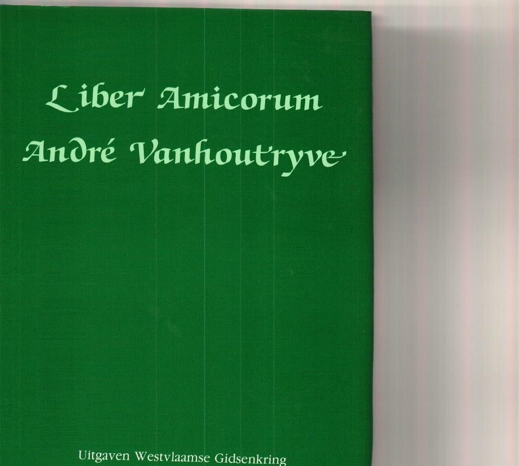 Liber amicorom andré vanhoutryve westvlaamse gidsenkring., Ophalen of Verzenden, Zo goed als nieuw