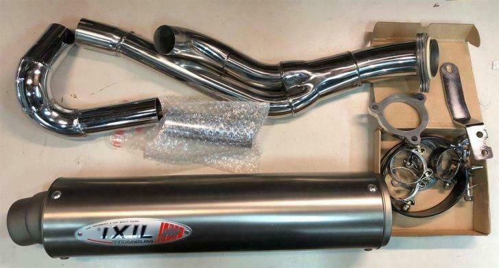 ixil demper suzuki gsx 1400 naked 2001-04 - titanium 2in1, Verzenden, Nieuw