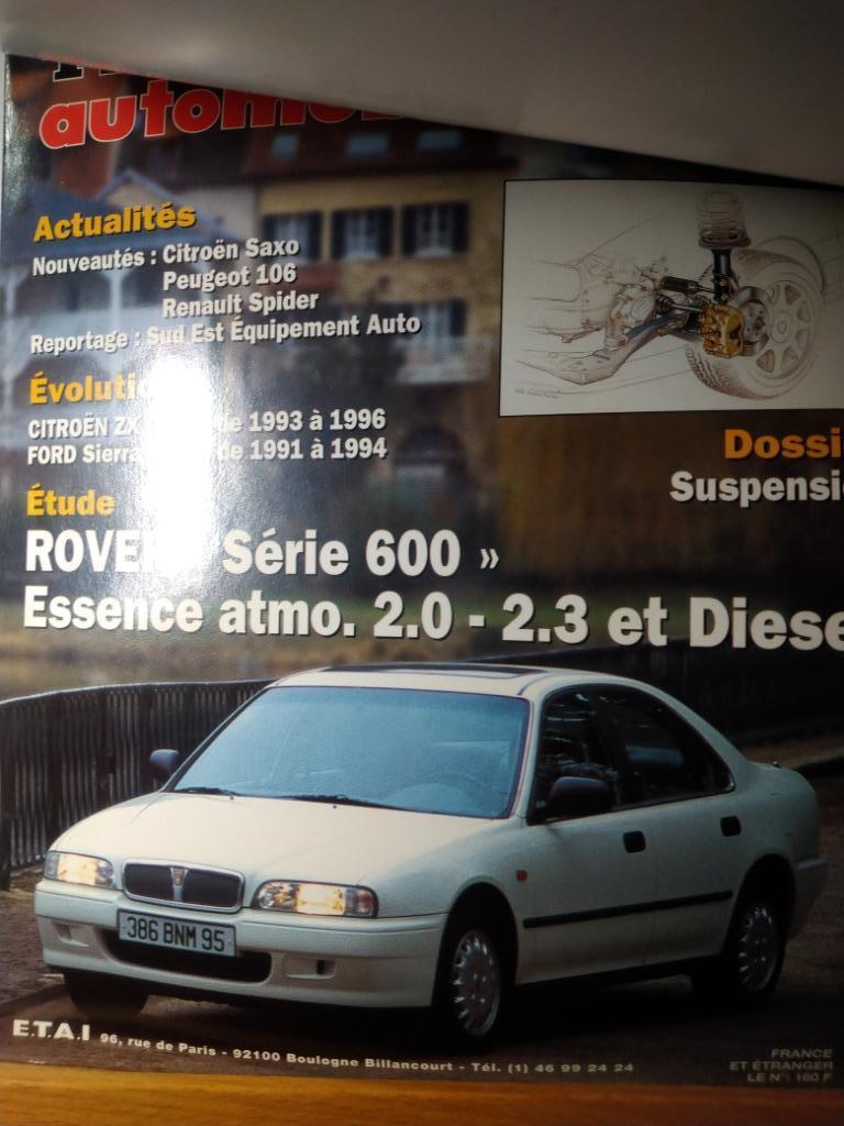 RTA - Rover série 600 - Citroën ZX - Ford Sierra, Envoi
