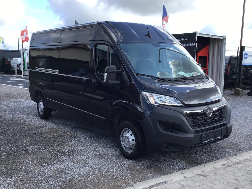 opel movano l3h2 140pk 2023 10km full/option 26950e ex, Voorwielaandrijving, Stof, 4 cilinders, Zwart
