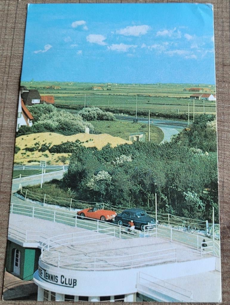 Oude fotoprent: Westende, Ophalen of Verzenden, Gebruikt, Overige onderwerpen, Prent